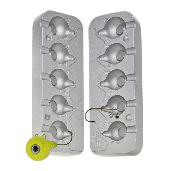 MOULE A PLOMBS TETES PLOMBEES RONDES 4 5 8 12 15 Grs   MOU146