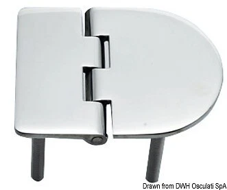 Charnière Inox mm83x65 Marque Osculati 38.873.21
