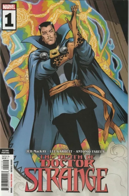 Death of Doctor Strange # 1 Variant 2nd Printing Cover NM Marvel [C7]