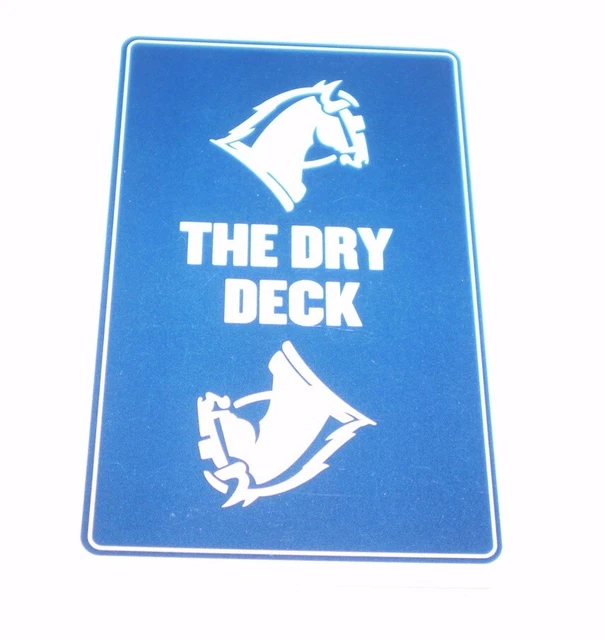 Australian Beer advertising playing card  -  Carlton Dry