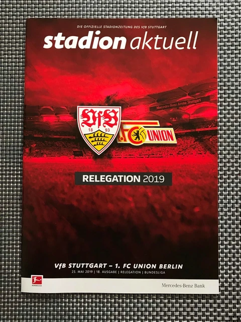 Stadion Aktuell, VFB STUTTGART: 1.FC UNION BERLIN , 18/19 , Relegation