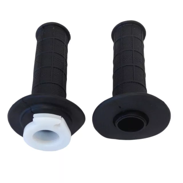Motorcycle 7/8" Hand Grips Handle Throttle Tube For Honda Yamaha Suzuki Kawasaki