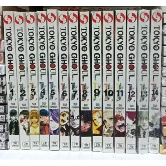 Tokyo Ghoul Vol.1-14 set Completo Manga Comics Versione inglese -FEDEX EXPRESS