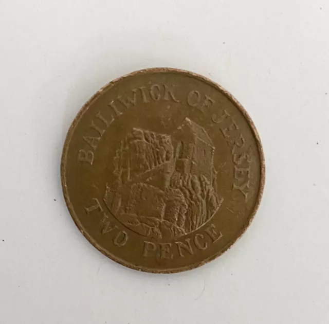 Baliwick Of Jersey Two Pence 2p 1988 RARE COIN