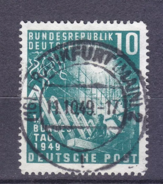 Bund 111 o, tiefst geprüft Schlegel, mit herrlichem, zentralem Vollstempel !!!