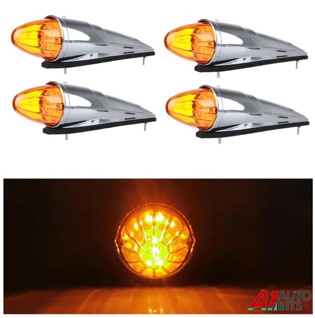 12v/24v Lato LED Ambra Anteriore Posteriore Indicatore Luce