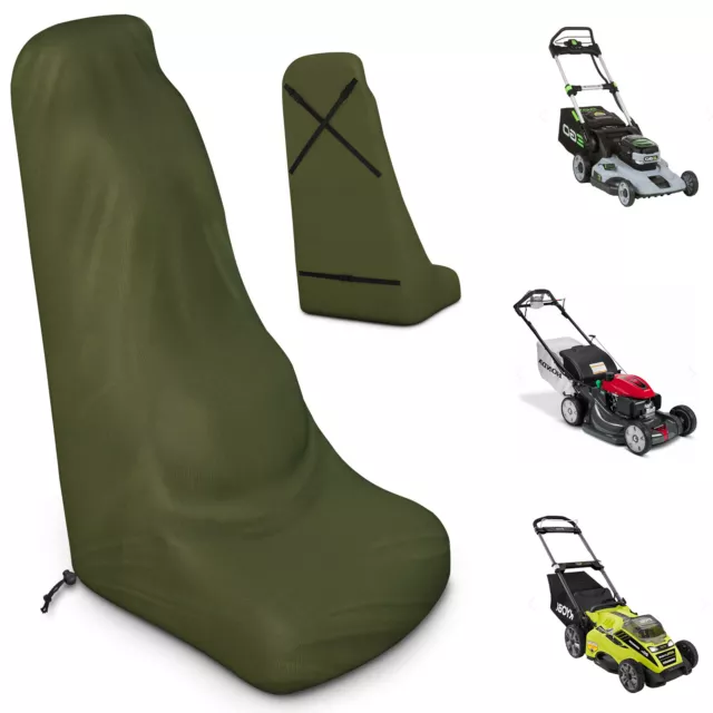 Waterproof 600D Heavy Duty Lawn Mower Cover Universal with Drawstring & 3 Straps