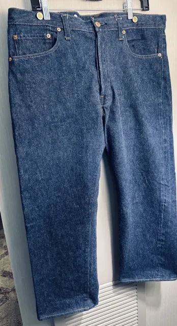 Vintage Levi’s 501 Redline Selvedge Blue Jeans 36W X 27L Made In USA