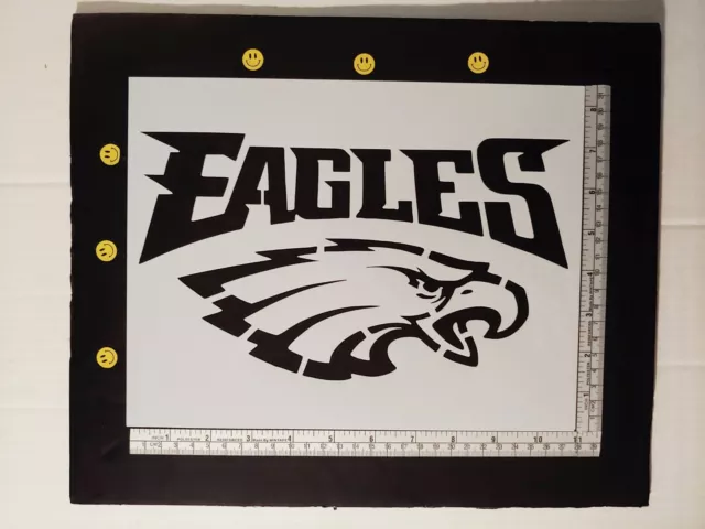 Philadelphia Eagles 11" x 8.5" Custom Stencil FAST FREE SHIPPING