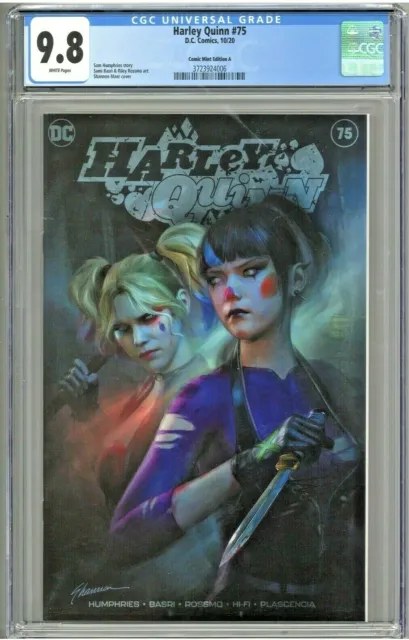 Harley Quinn #75 CGC 9.8 Comic Mint Edition A Shannon Maer Cover Variant DC