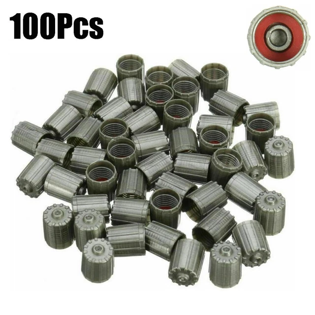 Coperchio albero valvola posteriore sinistro TPMS copertura pneumatici pneumatici plastica pneumatici 100 pz