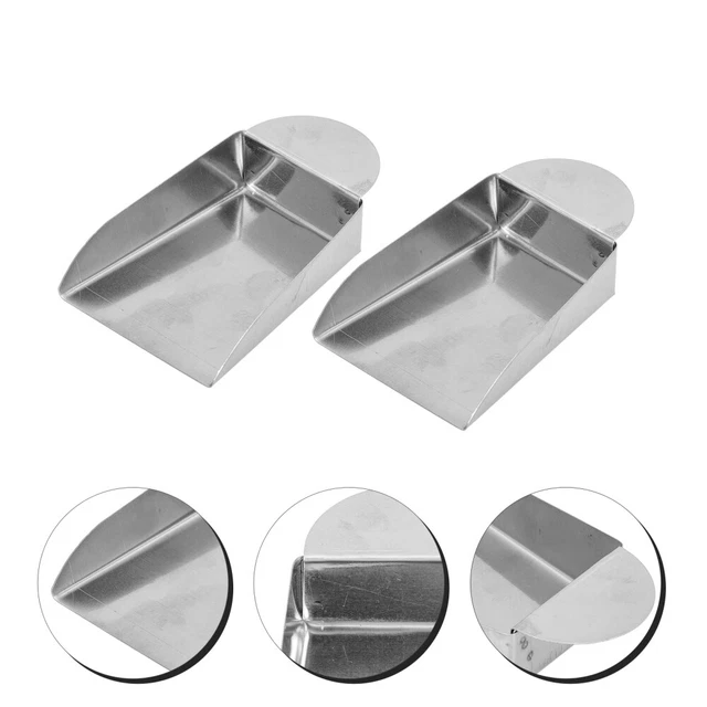 Pala piedras preciosas para manualidades joyería harina de hielo plata acero inoxidable