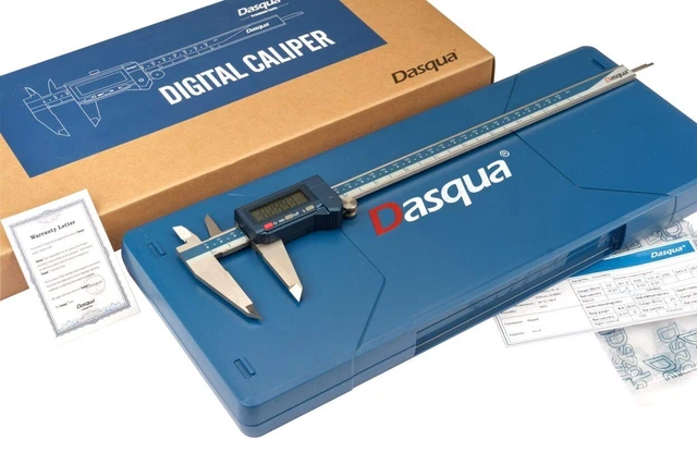 Dasqua 2000-1015 0-300mm / 0-12" Ip54 Waterproof Digital Caliper 0-12 Inch