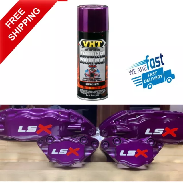 Purple Anodized Coating Spray Can Brake Engine Custom Caliper Paint High Temp