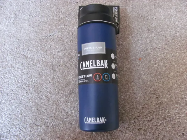 New CamelBak 16oz Forge Flow Vacuum Insulated Stainless Steel Travel Mug - Navy