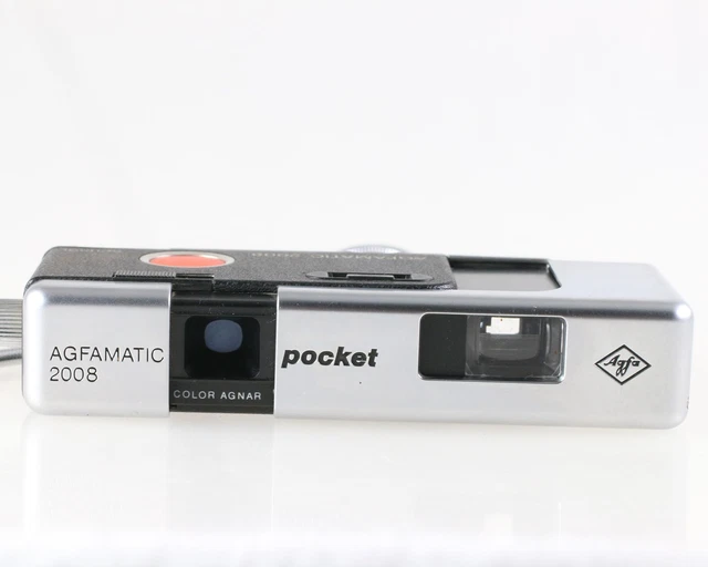 Agfa Agfamatic 2008 Tasca Sensore Pocketkamera Fotocamera - Colore Agnar Ottica