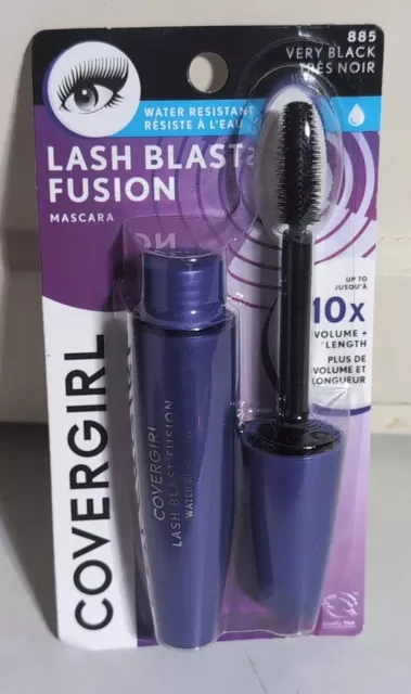 CoverGirl Lash Blast Fusion Waterproof Mascara 885 Very Black Waterproof