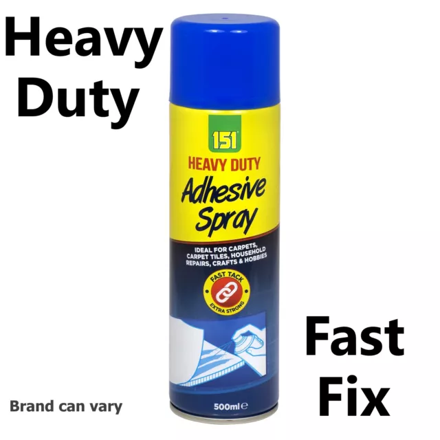 Adhesive Spray Contact Glue Heavy Duty Mount Tape DIY Fabric Upholstery Carpet