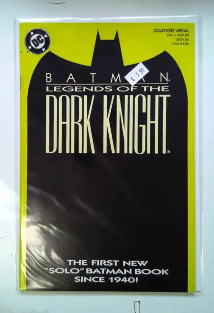 Legends of the Dark Knight #1 DC Comics (1989) Yellow Cover 1st Print Comic Book