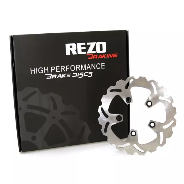 Rezo Wavy Stainless Rear Brake Rotor Disc for Kawasaki ZX-9R Ninja 94-97