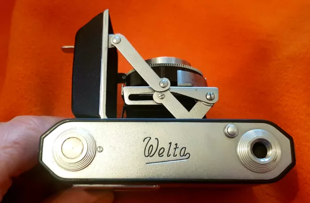 NICE! Welta WELTI Camera mit Carl Zeiss Tessar 2,8/50mm lens & Case -