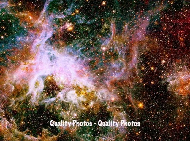 Tarantula Nebula 8.5x11" Photo Print, Hubble Telescope Stars Astronomy Space Art