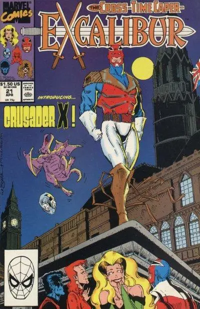 Excalibur #21 Marvel Comics April Apr 1990 (VFNM)