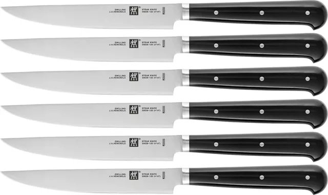 Zwilling Set 6 Cuchillos Filete Falsificado Alambre Liso Design M. Thun - M.