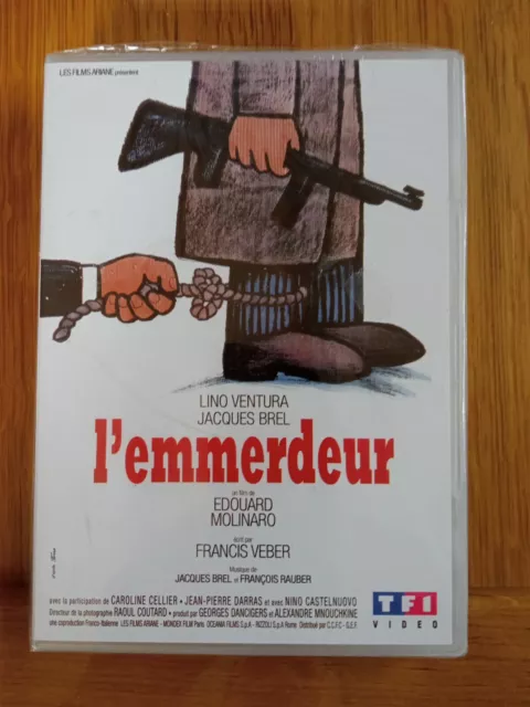 L'EMMERDEUR Lino Ventura Jacques Brel - Film DVD NEUF sous cello blister