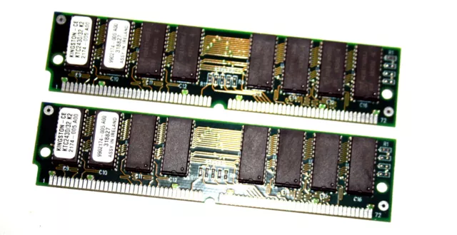 32 MB EDO-RAM (2 x 16MB) 72-pin non-Parity PS/2 Simm 60 ns 'Kingston KTC2430/32'