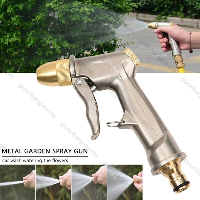 Gartenbrause Handbrause Schlauchbrause Sprühpistole Wasserspritze Waschen Metall