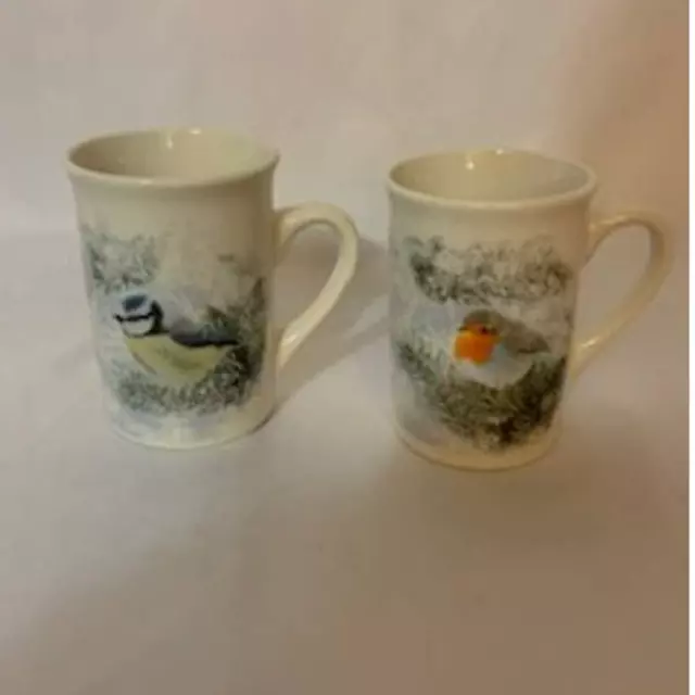 Coffee Mug  Bird Theme From Design-Pac Set of 2 Cups