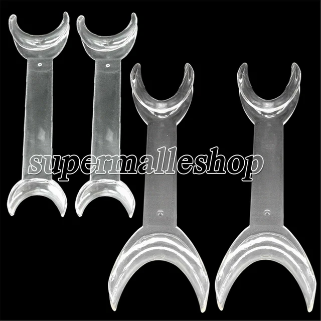 4 pcs Dental Double-headed T-Shape S+L Intraoral Cheek Lip Retractor Openers