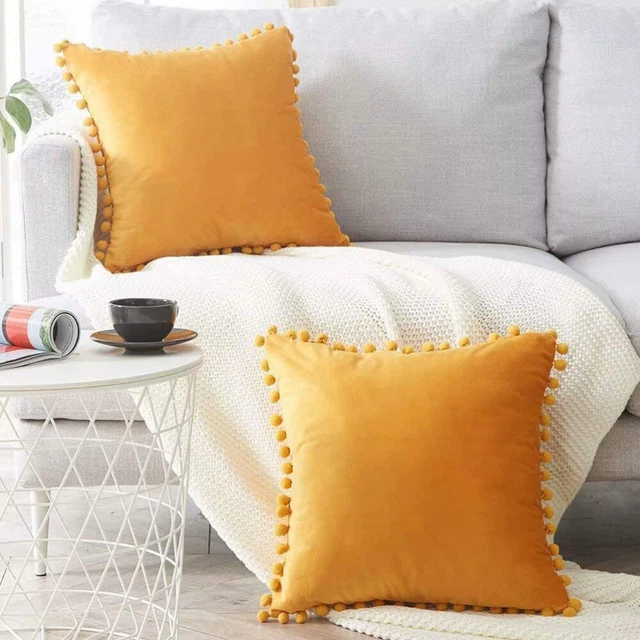 Copricuscino cuscino fiori palla custodie da lancio pom pom pom per esterni