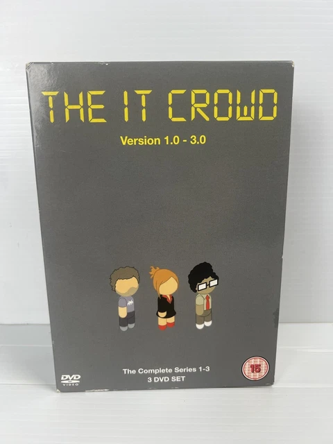 The IT Crowd Complete DVD Series Season 1-3 Version 1.0 - 3.0 Region 2 PAL