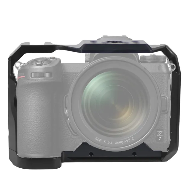 Camera Cage for Nikon Z5 Z6 Z6II Z7II with Cold Shoe Mount Arca-Swiss Plate