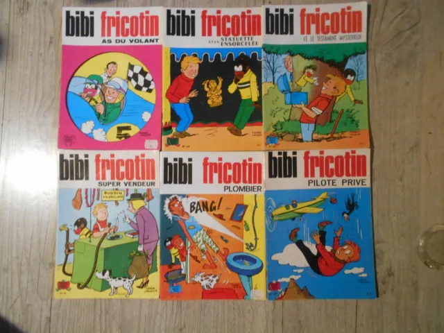 Lot De 6 Bibi Fricotin - Annees 1980.