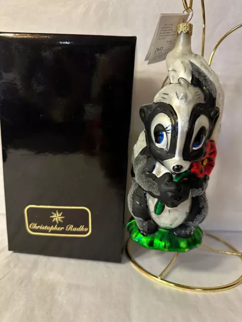 Radko Exclusive to Disney Gallery Christmas 1997 Ornament "FLOWER" LE 2651/5000
