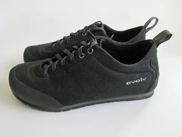 Evolv Trax Approach Canvas Shoes Rock Climbing Mountain Lace Up Men's 8 Womens 9