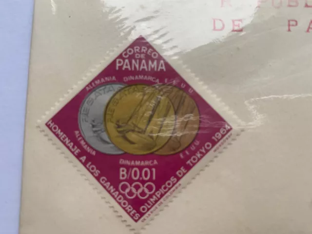 Timbres Correo de Panama jeux olympiques Tokyo 1964 2