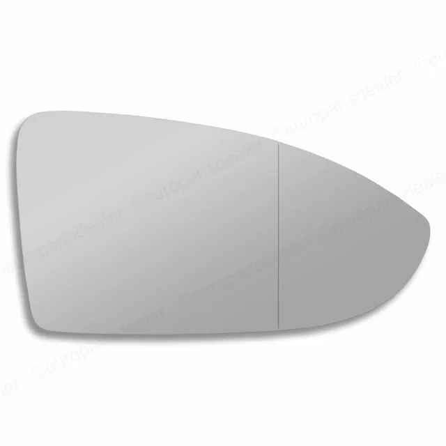 For VW Golf Mk7 2013-20 right hand driver side wide angle wing door mirror glass