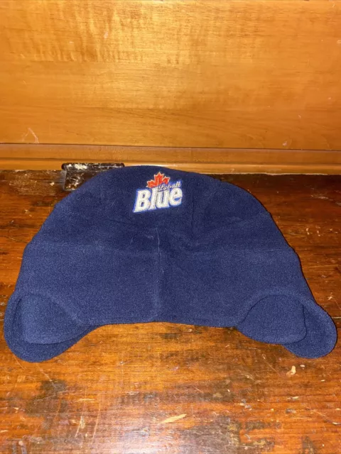 Labatt Blue Winter Beanie Hat Navy Blue Mens One Size Fits All Covers Ears (a3)