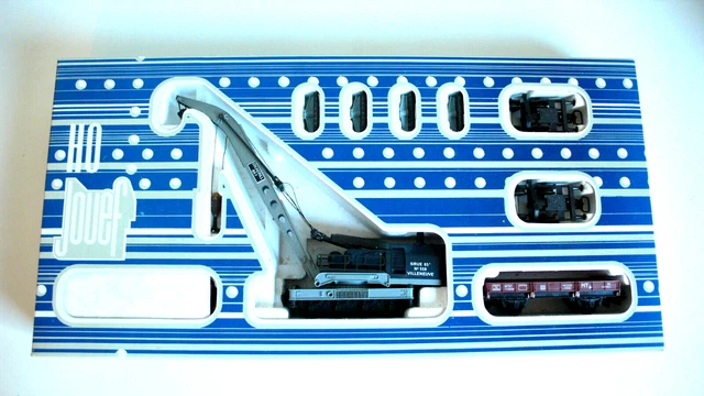Train Jouef HO – Coffret Wagon-grue Cockerill 85T – Années 60 – État Correct