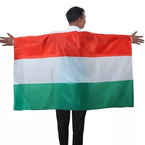 Sonia Originelli Fan Poncho "Ungarn" Hungary Umhang Flagge Fußball WM Länder C .