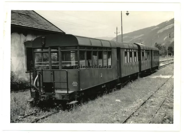 Orig. Foto Zillertalbahn Zug B4 1/5 202 m. AB 4i/5 201 Mayrhofen Österreich 1962