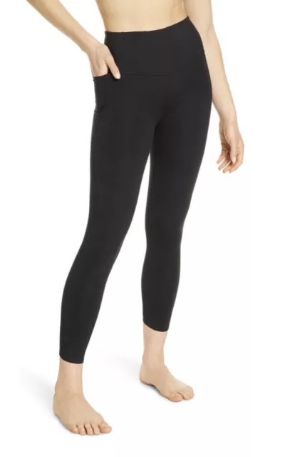 Zella Womens High Waist Studio Lite Pocket 7/8 Leggings - M