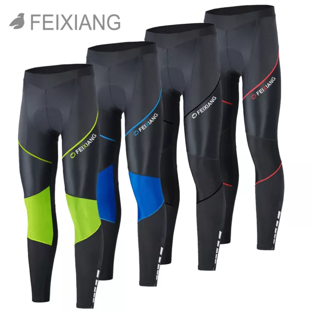 Men Cycling 3D'Padded Tights Trouser Pants Bike Bicycle Thermal Winter Windproof