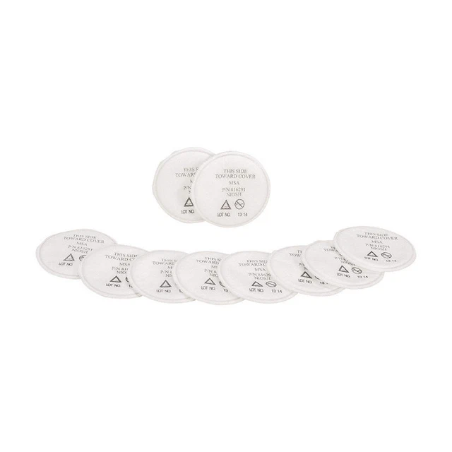MSA 816662 Prefilter,Black,Threaded,PK10