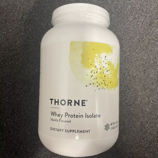 Thorne | Whey Protein Isolate | Vanilla | 1.84 lb | NEW