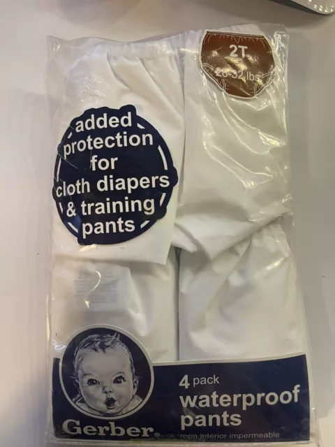 New Gerber Waterproof Training Pants Plastic Cloth Diaper Cover Unisex